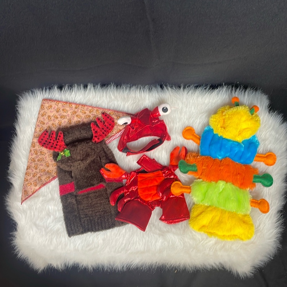 Set of 4 Extra Small Pet Costumes